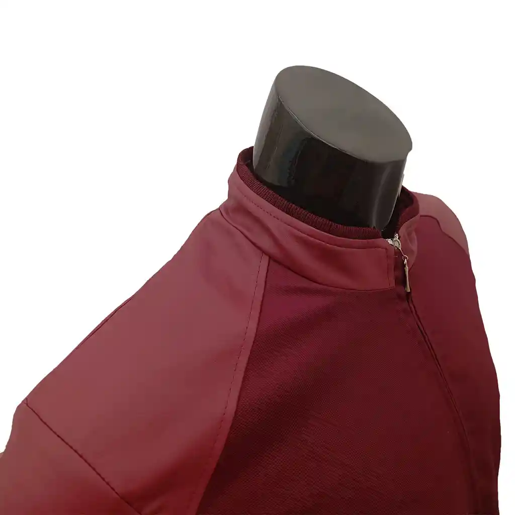 Chaqueta Hombre Cuero Drill - Vino