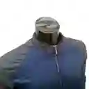 Chaqueta Hombre Cuero Drill - Azul