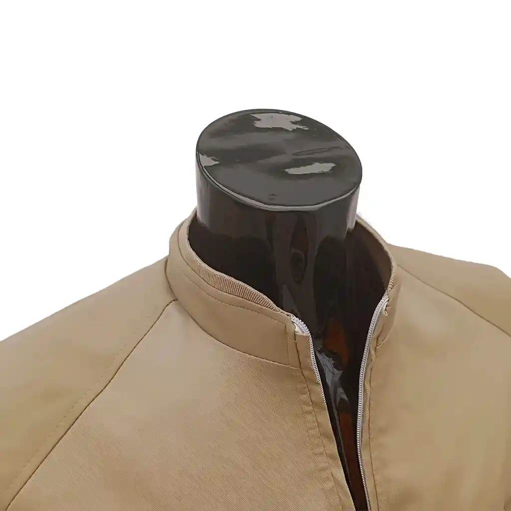 Chaqueta Hombre Cuero Drill - Beige