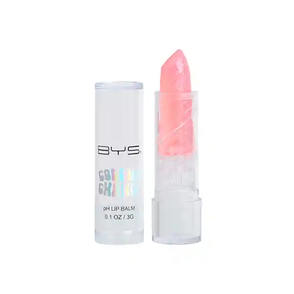 Bálsamo Labial Bys Colour Change Ph Pink Glitter Lip Balm