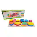 Juego Set Columnas Encastre Figuras Geometria Desarrollo