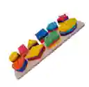Juego Set Columnas Encastre Figuras Geometria Desarrollo