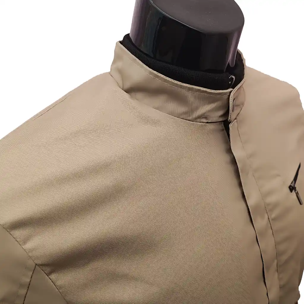 Chaqueta Hombre Drill Beisbolera - Beige