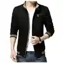 Chaqueta Hombre Drill - Negro