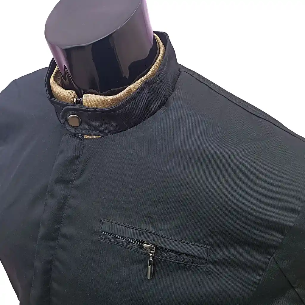 Chaqueta Hombre Drill - Negro