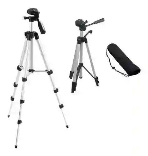 Tripode Diskon 3111 + Soporte Para Celular Y Camara / Tripode Profesional Para Celular
