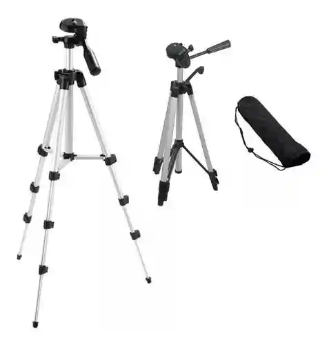 Tripode Diskon 3111 + Soporte Para Celular Y Camara / Tripode Profesional Para Celular