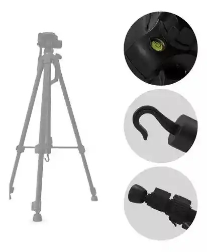 Tripode Diskon 3520 + Soporte Para Celular Y Camara / Tripode Profesional Para Celular