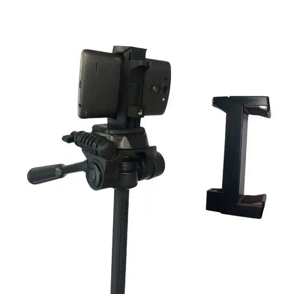 Tripode Diskon 3520 + Soporte Para Celular Y Camara / Tripode Profesional Para Celular