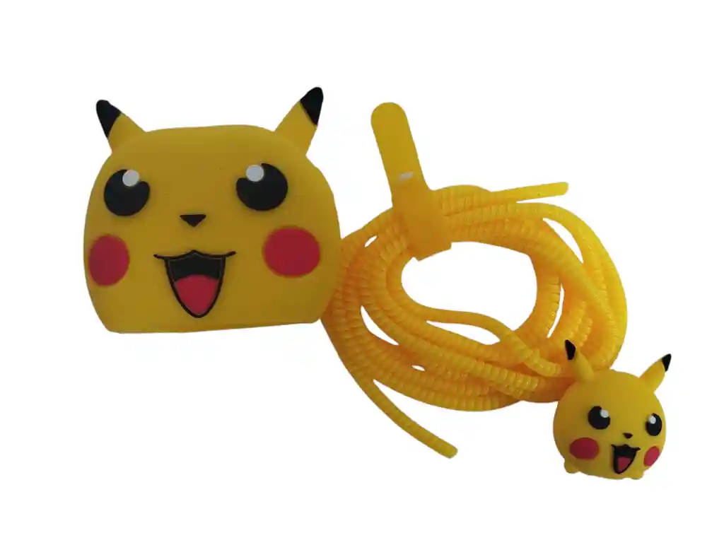 Protector De Cargador Completo Para Iphone Diseño Pikachu