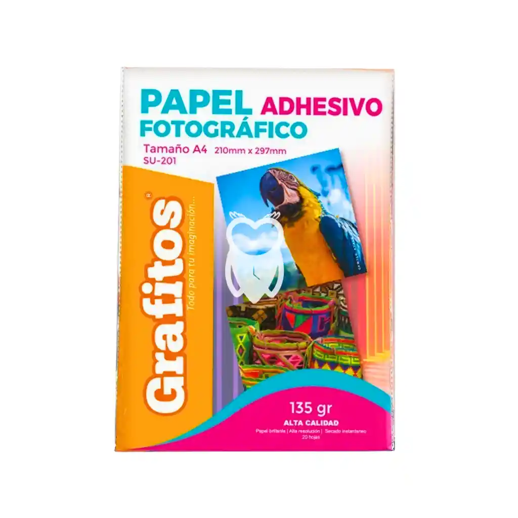 Papel Fotográfico Adhesivo X 20h