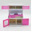 Set De Cocina Barbie Familiar Con Luces Y Sonido Realistas