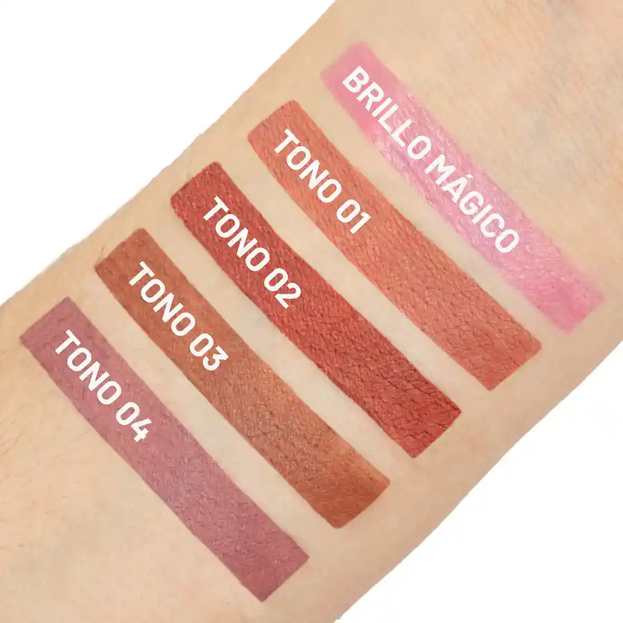 Brillo Magico Doble Con Labial 24k Trendy Bmp1426 Tono 03