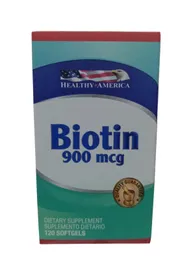 Biotin 900 Mg X 120 Softgels Healthy America