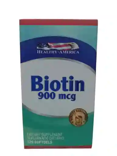 Biotin 900 Mg X 120 Softgels Healthy America