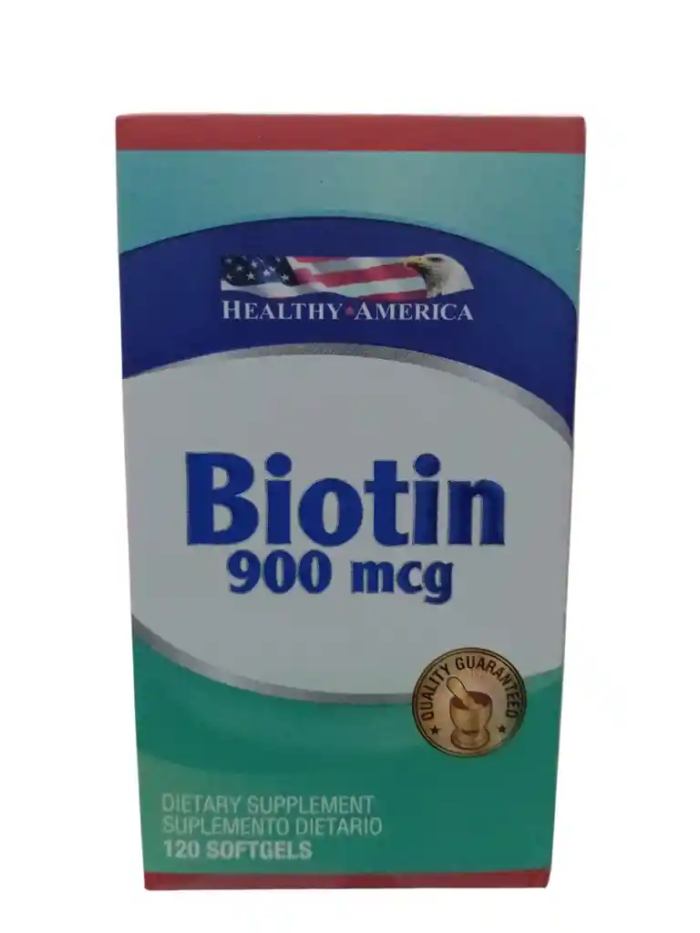 Biotin 900 Mg X 120 Softgels Healthy America