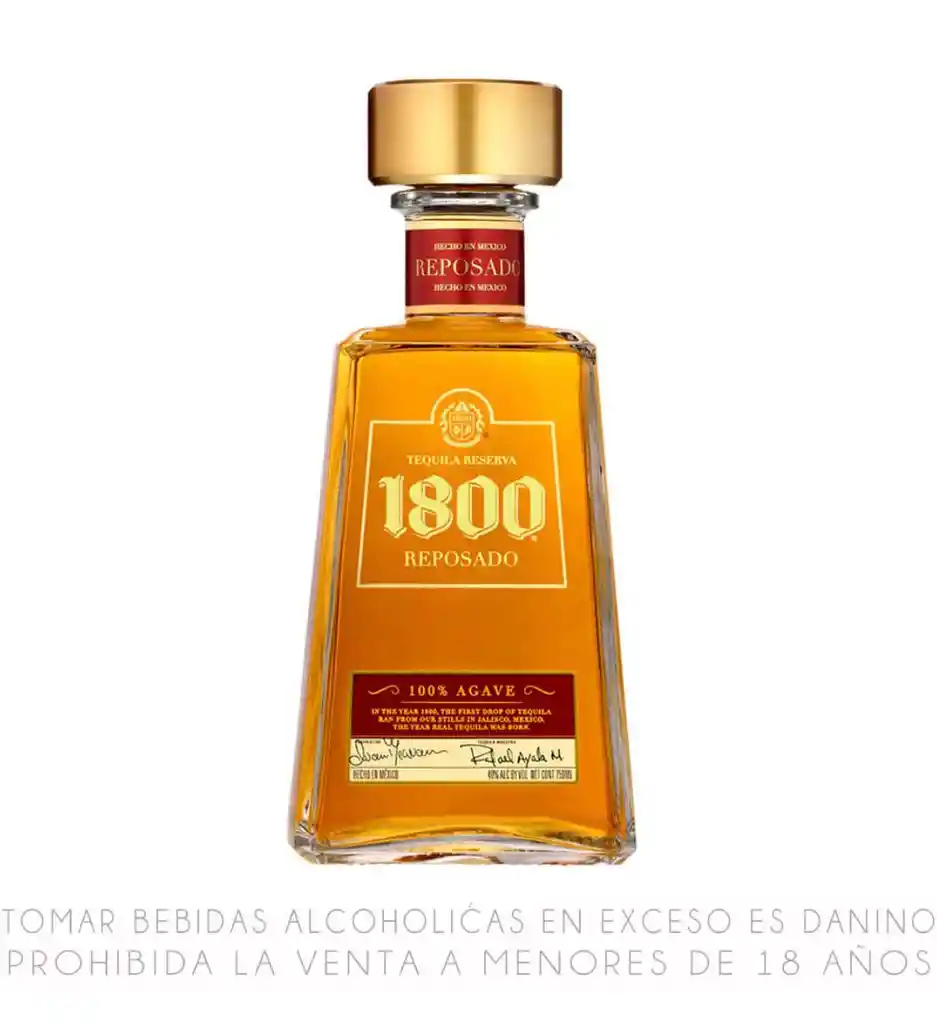 Tequila 1800 Reposado Botella 750 Ml