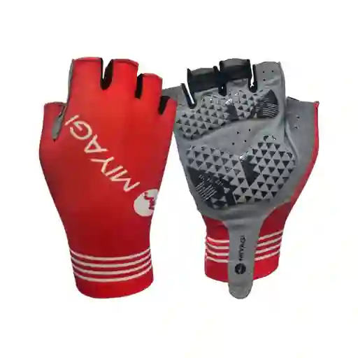 Guantes Ciclismo, Training Miyagi Deportivo-m018719/ Rojo-talla: M