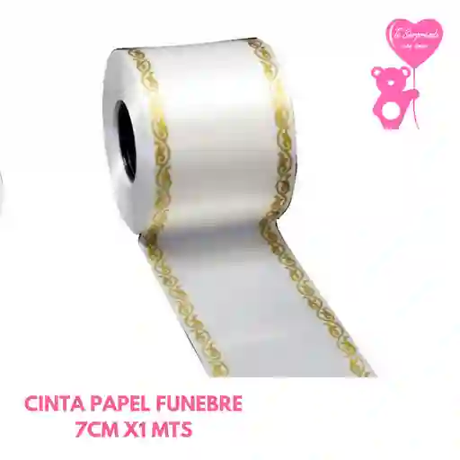 Cinta Funebre 7cm X 1 Metro