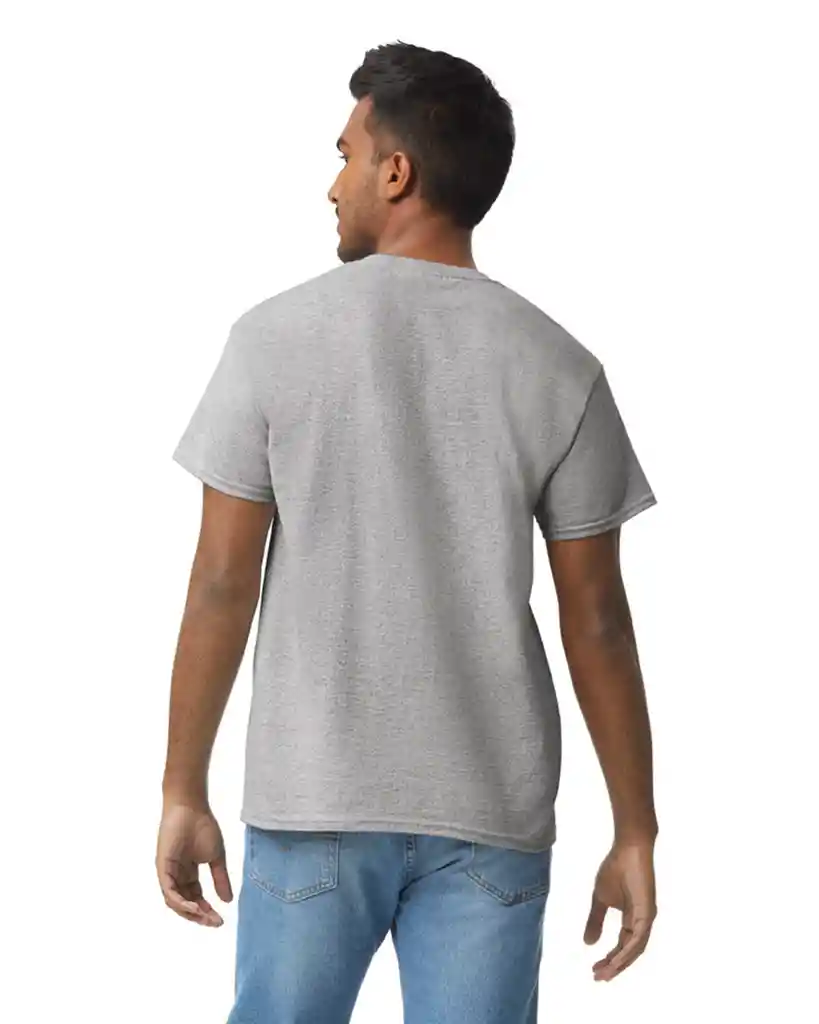 Gildan Camiseta Adulto Gris Jaspe Talla L