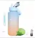Botella De Agua Motivadora 2 Litros Con Marcador De Tiempo