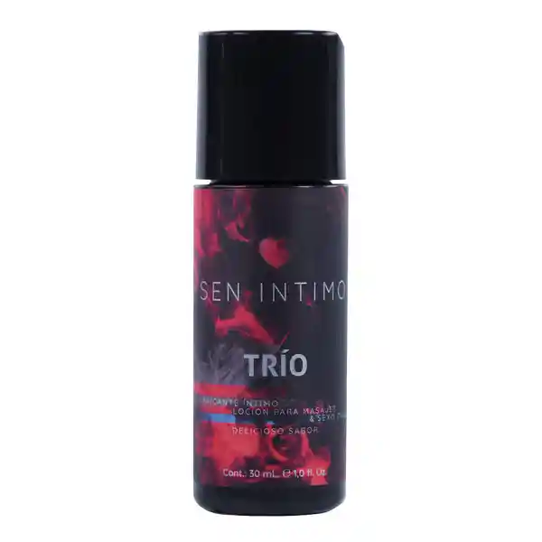 Lubricante Trio Placer X 30 Ml Sen Intimo Lubricante, Sexo Oral Y Locion Para Masajes