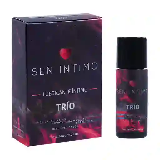 Lubricante Trio Placer X 30 Ml Sen Intimo Lubricante, Sexo Oral Y Locion Para Masajes