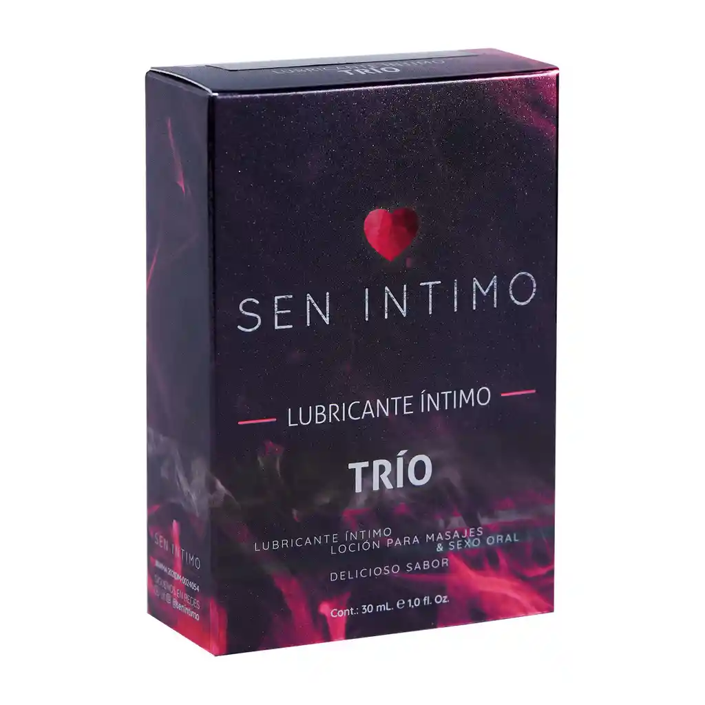 Lubricante Trio Placer X 30 Ml Sen Intimo Lubricante, Sexo Oral Y Locion Para Masajes