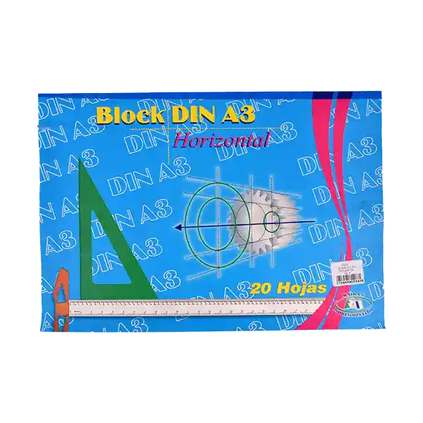 Block Din A3 Horizontal Blanco