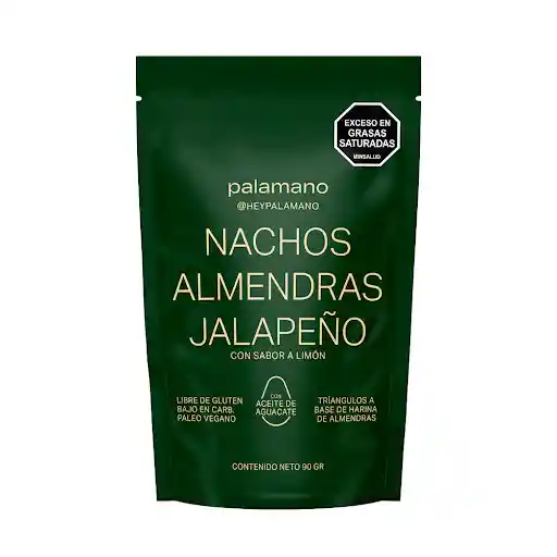 Nachos Almendra Jalapeño - Palamano 90g