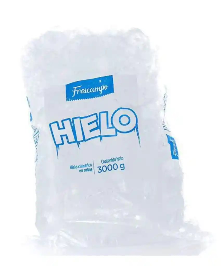 Hielo Cilíndrico En Cubos