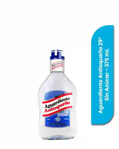 Aguardiente Antioqueño Azul Sin Azúcar