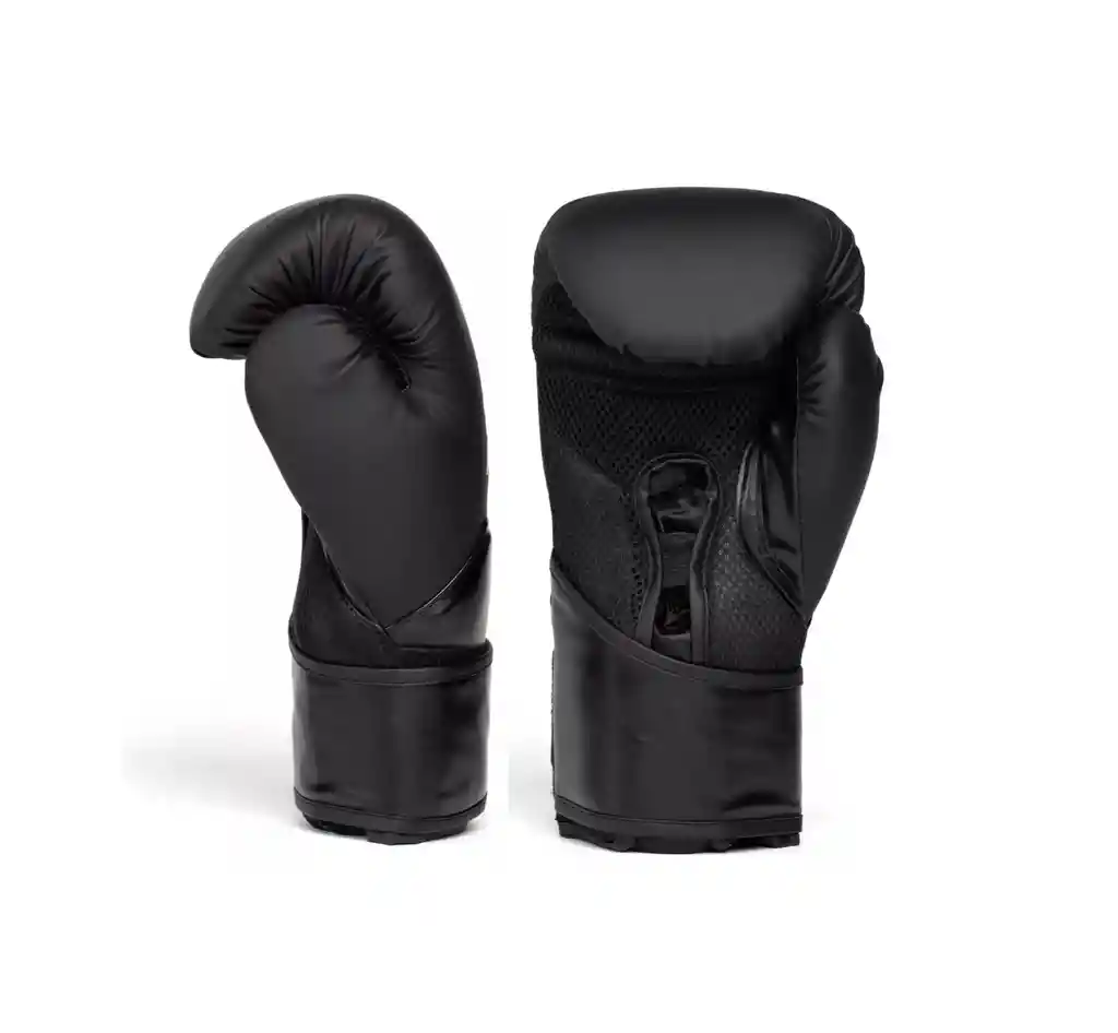 Guantes Boxeo Everlast Elite 14 Onzas Kick Boxing - Negro/dorado