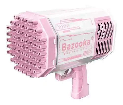 Pistola De Burbujas Eléctrica Recargable Bazooka 88 – Diversión Automática