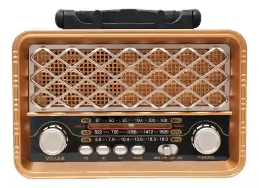 Parlante Radio Retro Am/fm Aux Mp3 Bluetooh Portatil