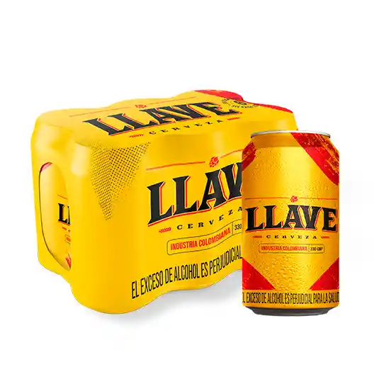 Cerveza Llave*330 Ml*6u