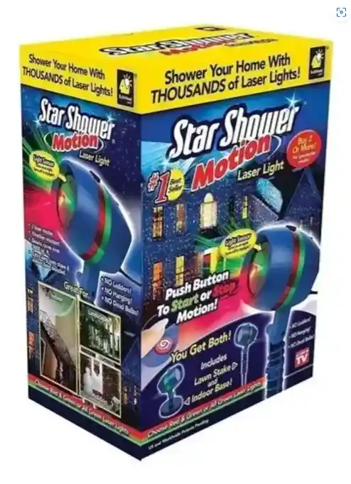 Proyector Laser De Luces Decorativas Star Shower Motion