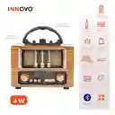 Radio Portable Recargable Retro Am Fm Tws Bluetooth Nns