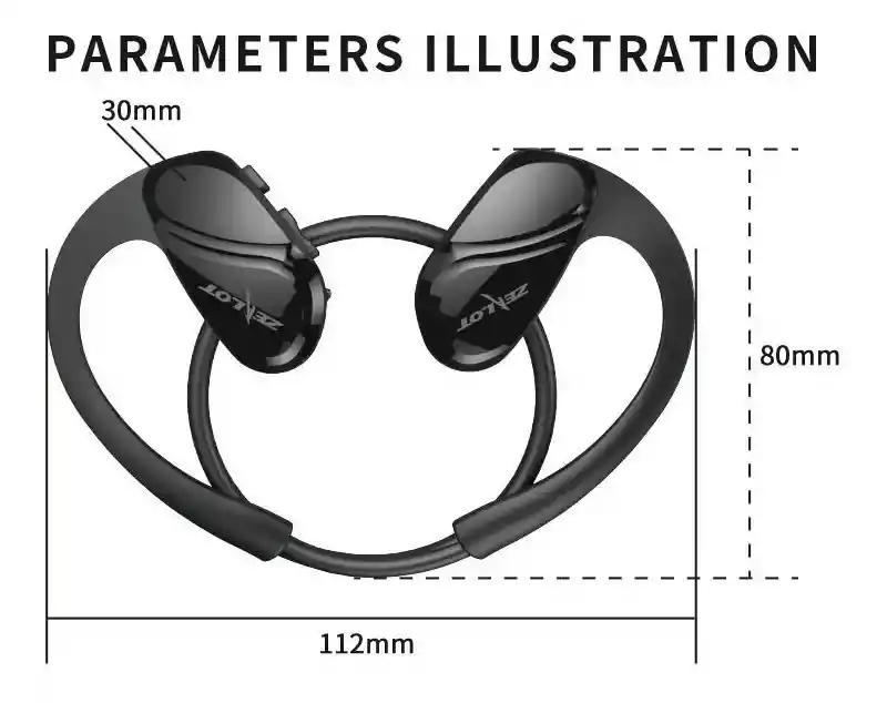 Audifonos Bluetooth Deportivos Zealot H6 Cómodos Y Durables