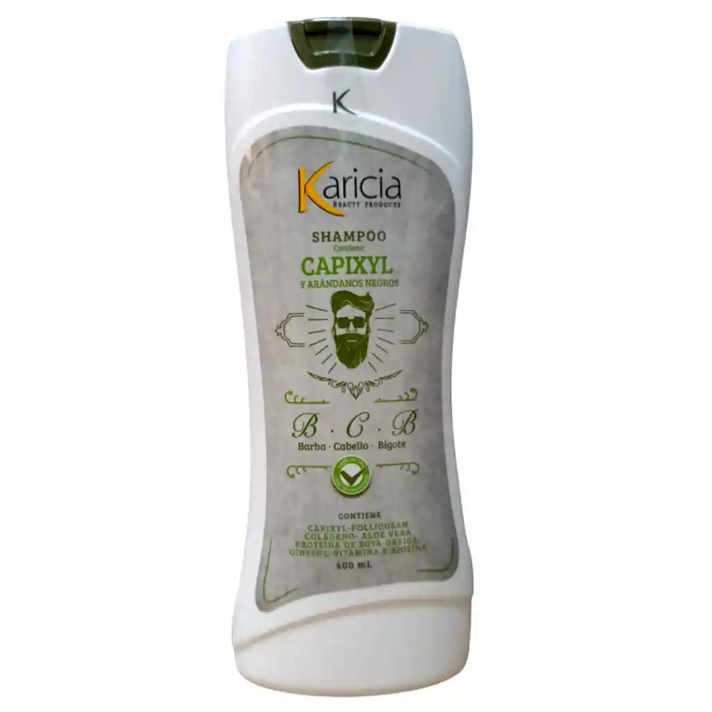 Shampoo Hombre Crecimiento Y Anti Caida Capixyl Y Biotina "karicia"