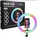 Aro Luz Rgb Led Mj26 Celular 26cm Selfie Tiktok