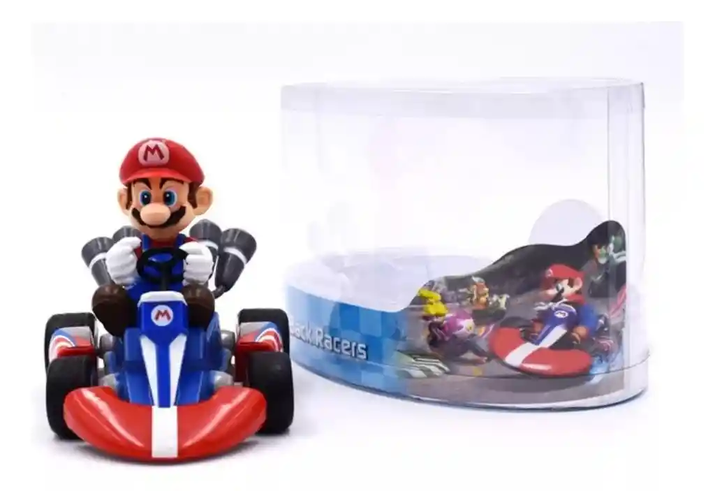 Carro Impulso Mario Kart Juguete Super Mario Bros