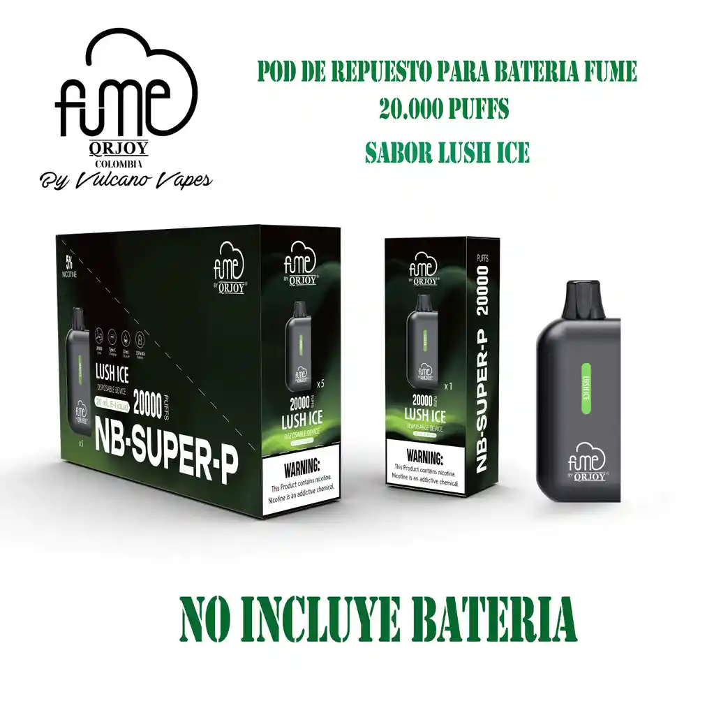 Fume Nb-super-p Pod 20.000 Puffs Lush Ice