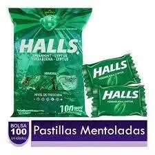 Halls Yerbabuena Pepa 100 Und