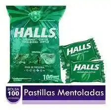 Halls Yerbabuena Pepa 100 Und