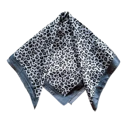 Pañoleta 50 Cm - Animal Print Gris