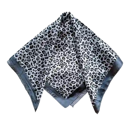 Pañoleta 50 Cm - Animal Print Gris