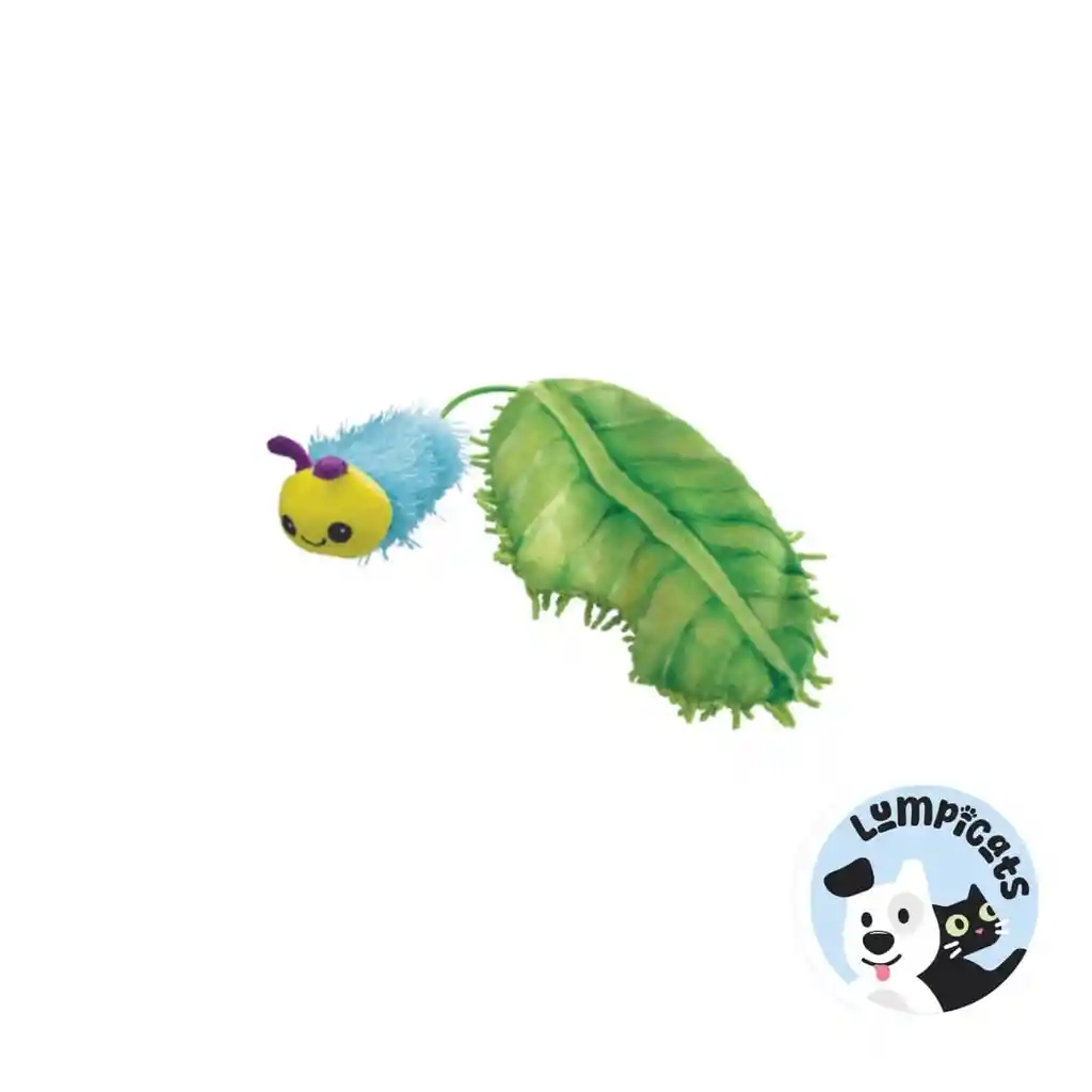 Kong Gato Juguete Flingaroo Caterpillar - Oruga