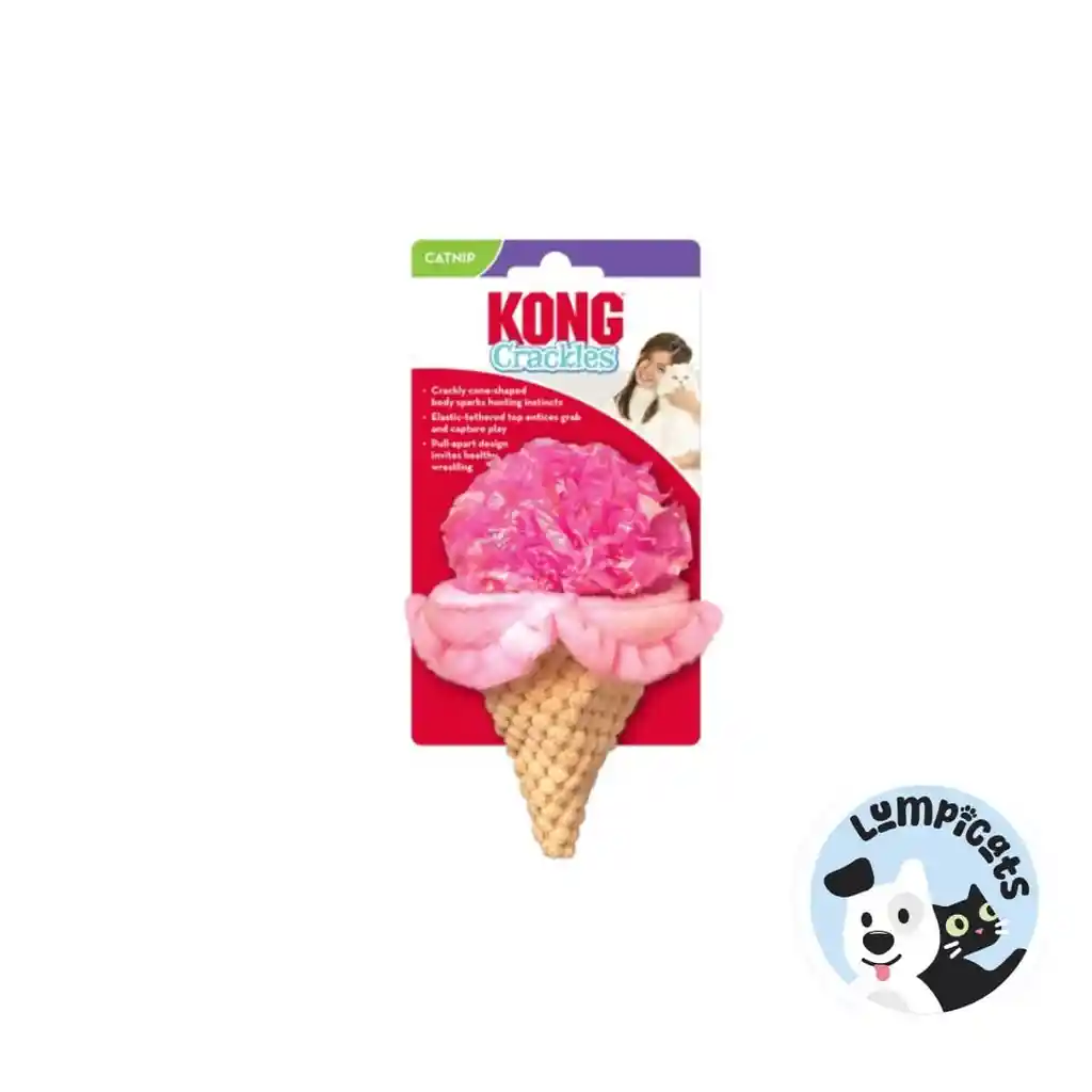 Kong Gato Juguete Crackles Scoopz - Helado Surtido