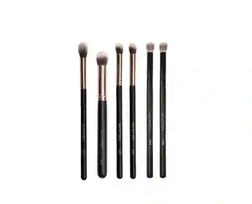 Kit De Brochas Difuminadoras De Ojos X6 Mantra